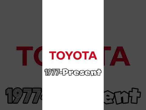 Toyota Logo Evolution Historical Logos #shorts #toyota #cars #car #carlover #tokyo #japan #racing 