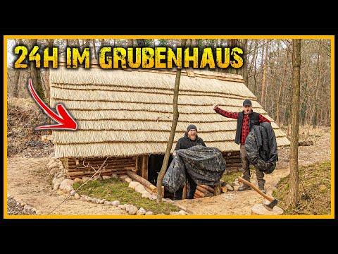 24h ultimative Übernachtung im Grubenhaus: Naturensöhne kommen an ihre Grenzen🤣!