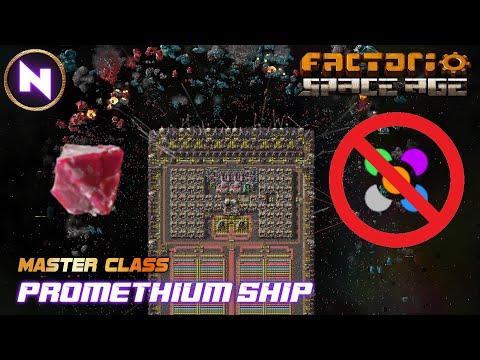 Simple PROMETHIUM SHIP without Quality; Surprisingly Challenging | Factorio Space Age MASTER CLASS