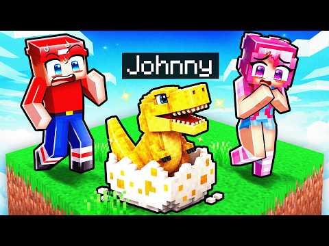 I Pretended to be a BABY T-REX on ONE CHUNK!