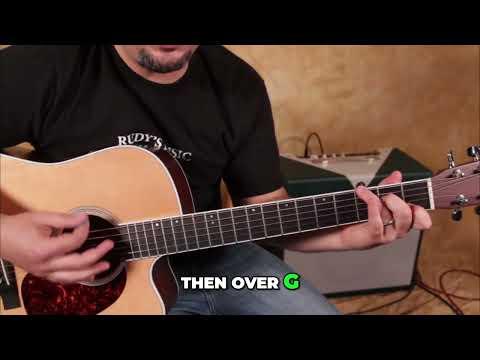 EASY Acoustic Blues Chord: (Head Turning FUN)