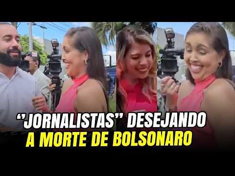ABSURDO: JORNALISTAS SÃO FLAGRADOS DESEJANDO A M0RT3 DE BOLSONARO NA FRENTE DO HOSPITAL DF STAR