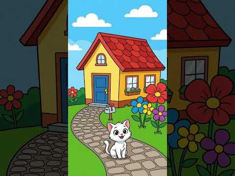 Bimo Makes the Kitten Grow! 🐱✨ #bimo #animation #bimoonline #cartoon