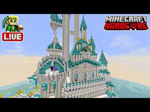 Detailing a Cloud Castle in my 58,000 Day Hardcore Minecraft World