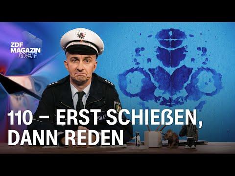 Wie die Polizei immer wieder psychische Ausnahmesituationen löst (schießen) | ZDF Magazin Royale