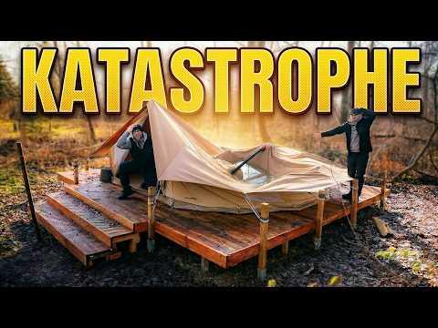 ZERSTÖRUNG beim Blockhaus - SCHÄDEN beheben und alles fit machen für den Sommer - Naturstammhaus