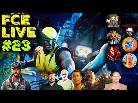 FCE Live #23 - YOUTUBE VS ADBLOCK, WOLVERINE GAME, MR BEAST, GLEN POWELL SHENANIGANS, & MORE