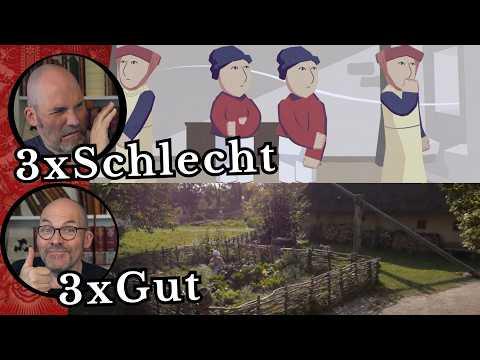 Kurzfilmreaktion Leben im Mittelalter: 3 Gute und 3 Schlechte