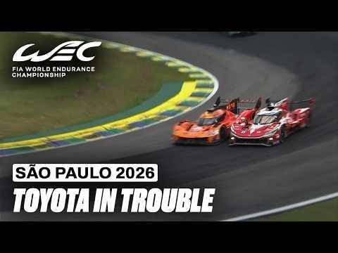 Toyota Hits Trouble After Contact with Genesis | Rolex 6 Hours of São Paulo 2026 | FIA WEC