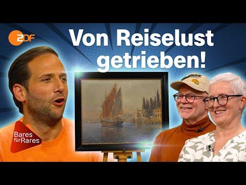 Kunst gegen Kängurus? Ölgemälde soll Reisekasse für Australien füllen | Bares für Rares