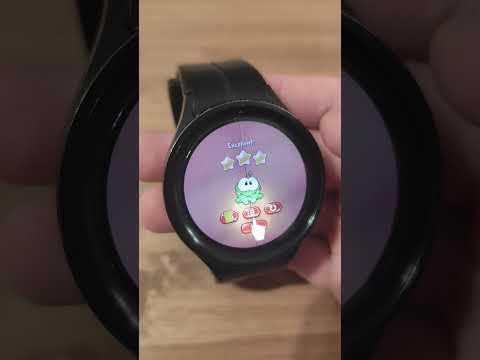 Cut the Rope on a Smart Watch! #cuttherope #games #technology #smartdevices #smartwatch