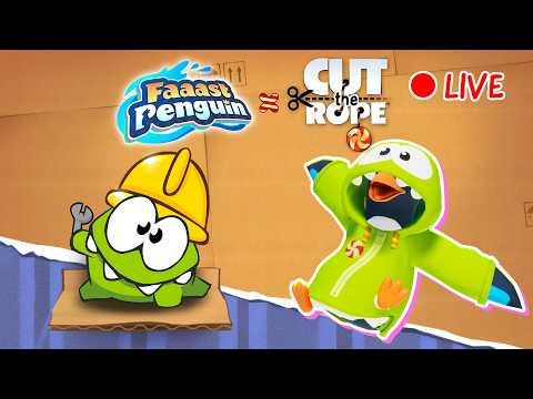[🔴 LIVE] Faaast Penguin x Cut the Rope Private Lobby!