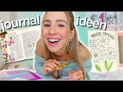 MÄRZ journal seiten Ideen 🌸🌷🐛 Thema: Neuanfang