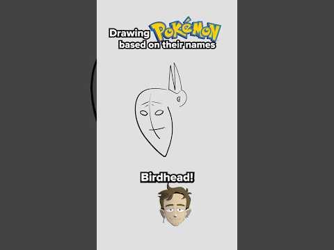 Drawing Pokémon based on their names #pokemon #drawing #art #cartoon #game #guess #funny