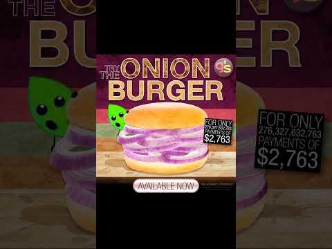 Introducing our newest product, the Onion Burger! Try it today at your local Gelatin's Steakhouse!