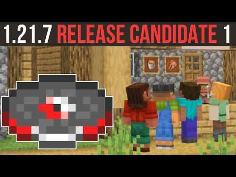 Dennis & Lava Chicken Added! | Minecraft 1.21.7 Release Candidate 1