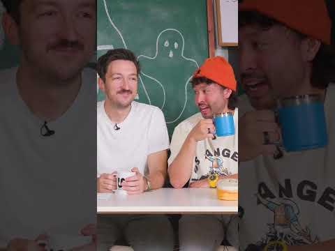 training for their GED (Ghoulastic Educational Diploma) #shanemadej #ryanbergara #ghosts #shorts