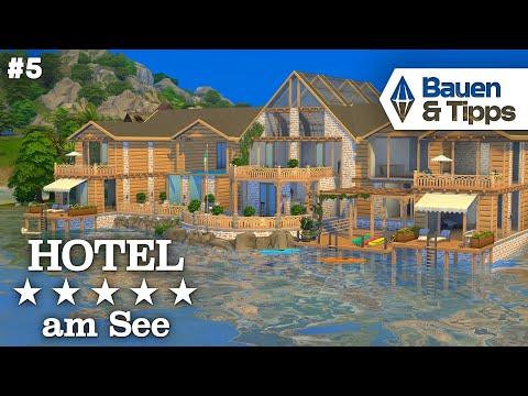 Hotel am See bauen #5 🏹 💚 Die Sims 4 Auf ins Abenteuer Pack