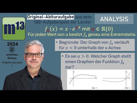 Abitur-Aufgabe: 2024 - ANALYSIS - OHimi - erhöhtes Niveau - Aufgabengruppe 2