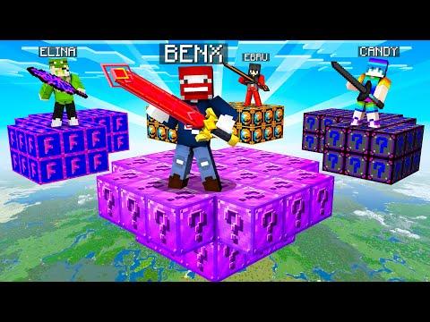 ANIME  vs SHADE 2 vs CHAOS vs MARS in Minecraft Lucky Block King