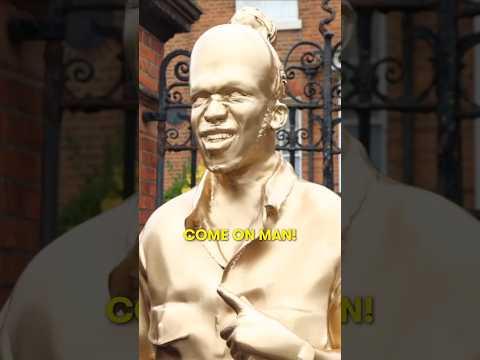 i put up an offensive statue of KSI