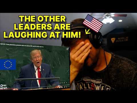 World Leaders LAUGH at Trump as he EMBARASSES America at the UN