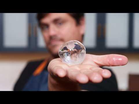 2" Crystal Clear Ice Spheres from a Counter Top Machine? Ecozy Ice Maker