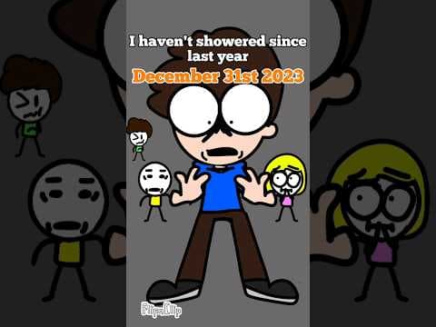 I haven't showered since last year (OUTDATED) #flipaclip #animation #shorts #short #memes