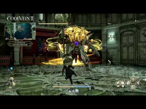 Bricky is playing Code Vein 2 early in person at the offices and gaming like crazy