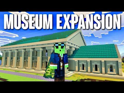 Making My Museum BIGGER! - Let's Play Minecraft 694