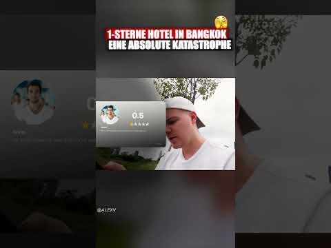 Ich teste ein 1-Sterne Hotel in Bangkok! 🤢🫣 #shortsfeed
