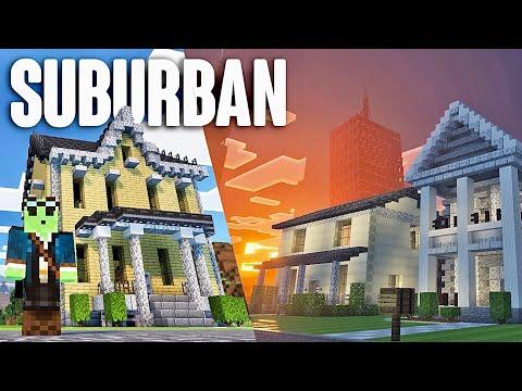 Making a Suburban Neighborhood! - Let's Play Minecraft 710