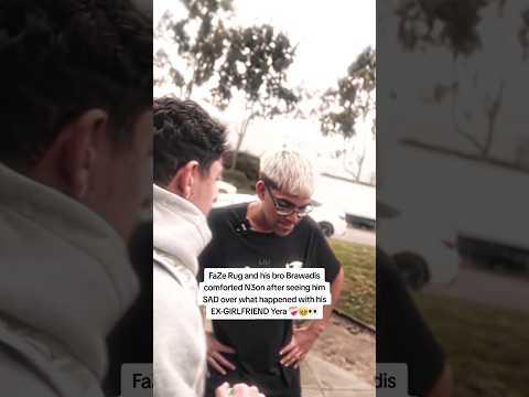 FaZe Rug and Brawadis comforted N3on after seeing him sad during the stream ❤️‍🩹