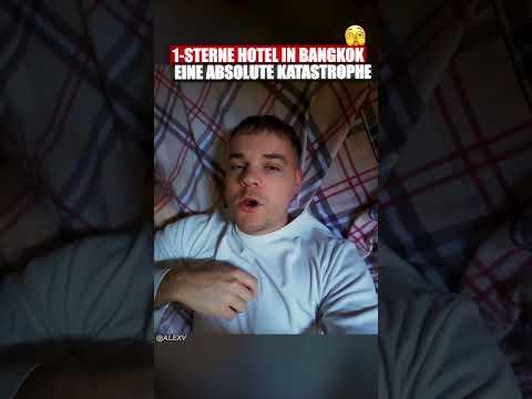 Die Nacht ist schlimm... Das schlechteste Hotel Bangkok's! 🤢🤯 #shortsfeed