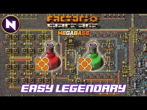 Legendary 🟥RED & 🟩GREEN Science; 120 / sec / ship | 04 | Factorio Space Age Megabase