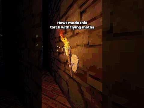 Adding a torch & moths to my Godot game