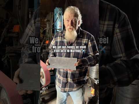 We’re letting YOU decide what we create using steel from an A-10 Warthog. Comment below!