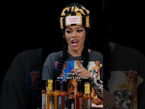Teyana Taylor's reaction to every wing on Hot Ones 🔥