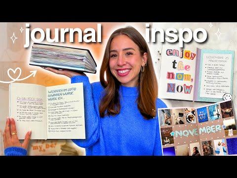 BULLET JOURNAL INSPO 🧡 aesthetic ideen für dein bullet journal im november