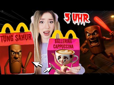 ÖFFNE nicht Cappuccino BALLERINA und Tung Tung Sahur Happy Meal Nachts (die Beiden HEIRATEN nicht)