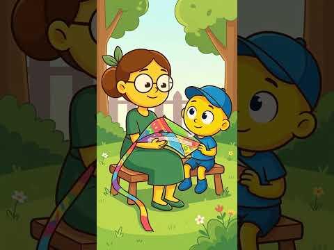 Fly kite 😊 Bimo runs 🪁💛 #bimo #cartoon #bimoonline #animation