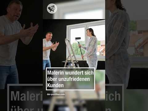 Malerin wundert sich über Kunden: "Aber Sie haben doch gefragt, ob ich das schwarz machen kann?!"