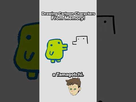 Drawing Cartoon Characters from Memory #drawing #cartoon #character #memory #guessinggame #art