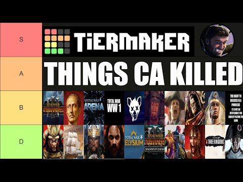 Things Creative Assembly Killed Tier List