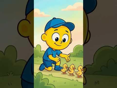 Duck time 😊 Bimo & ducks 🦆💛 #bimo #cartoon #bimoonline