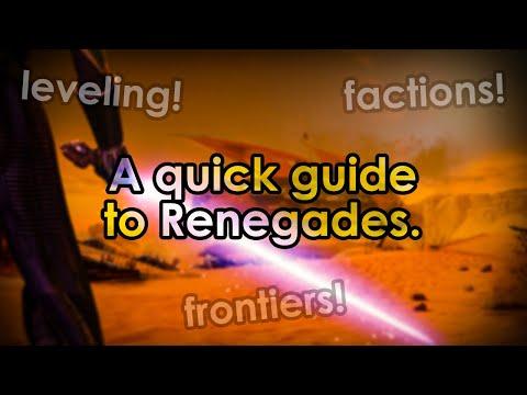 What to do in Renegades (and how to level).