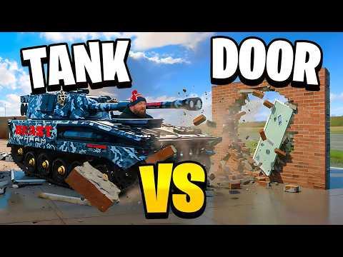 World's STRONGEST Door VS TANK!