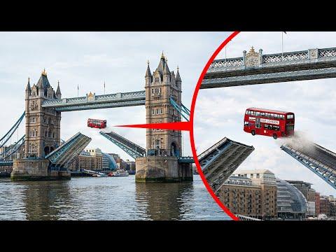 Wie ein Doppeldeckerbus einst über die Tower Bridge sprang