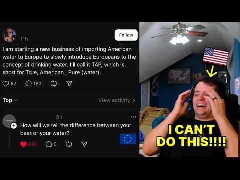 American reacts to Stupid American Comments about Europe