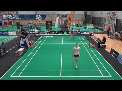 Match point - Wang Yu Si vs Nella Nyqvist - WS, Final - Latvia International 2025